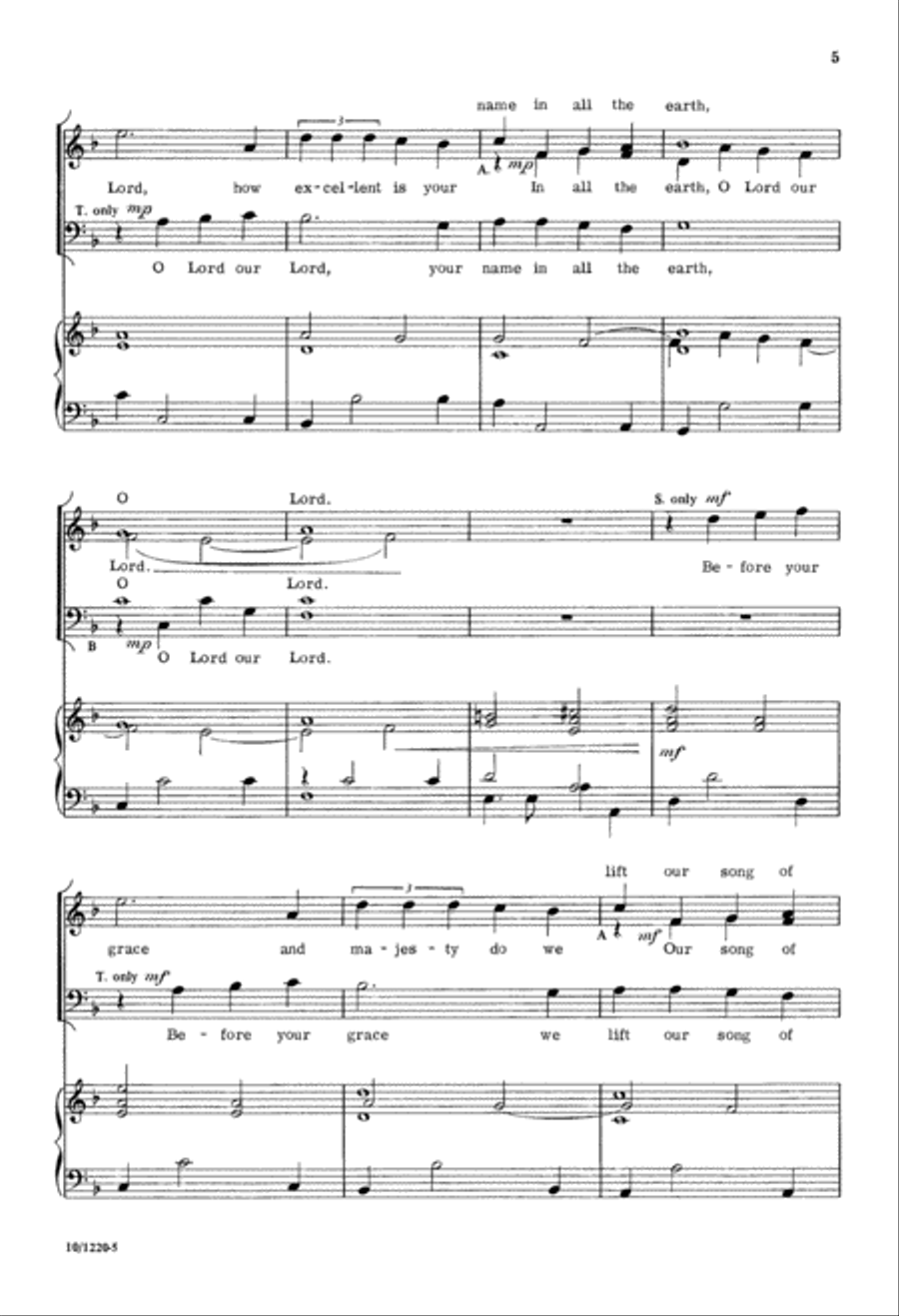 Psalms of Praise Psalms of Praise 4-Part scores gallery preview page 5