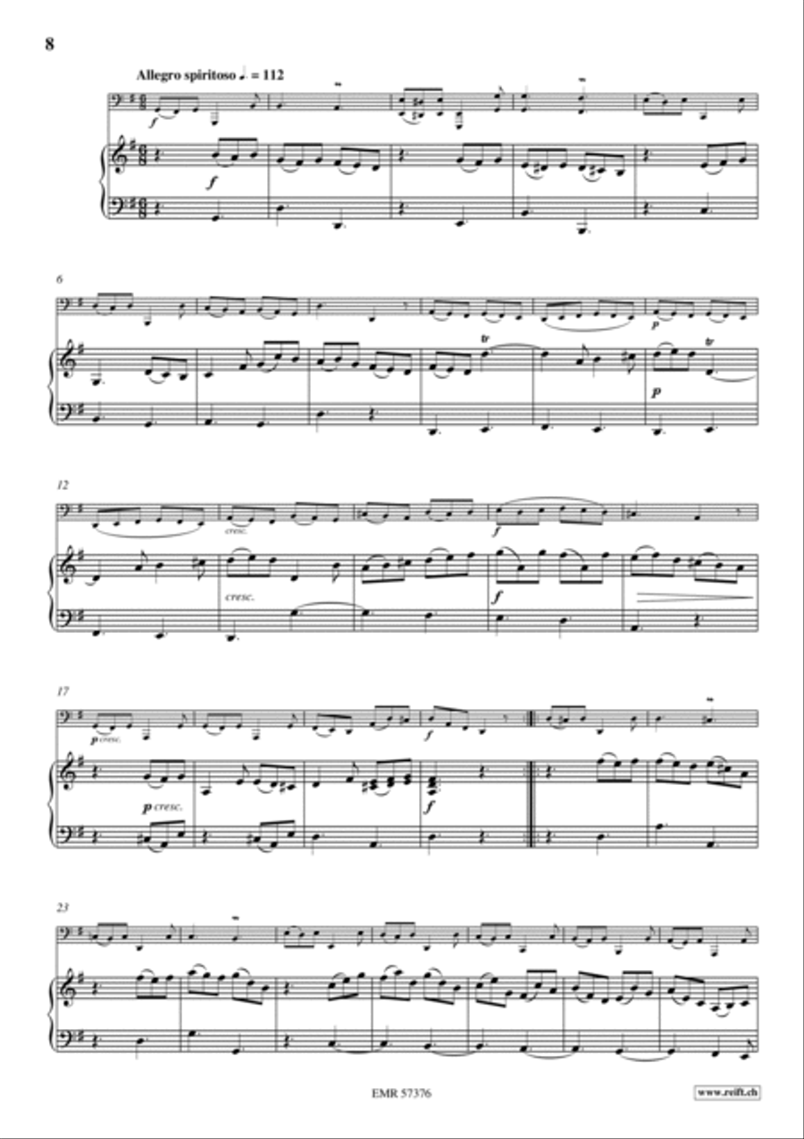 Sonata No. 2 Tuba scores gallery preview page 9