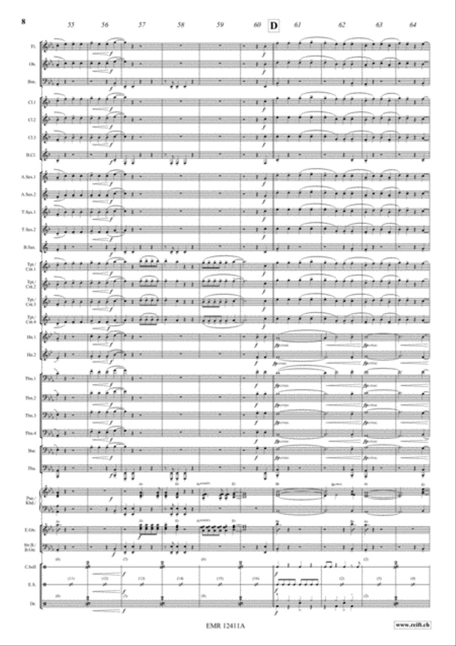Black Or White Black Or White Concert Band scores gallery preview page 8