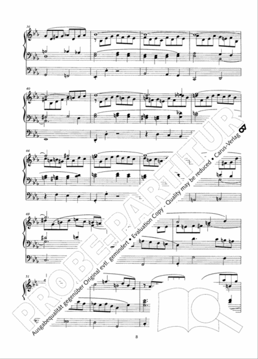 Zwolf Charakterstucke op. 156 Organ Solo scores gallery preview page 9
