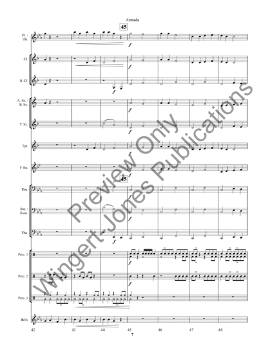Armada Concert Band scores gallery preview page 10