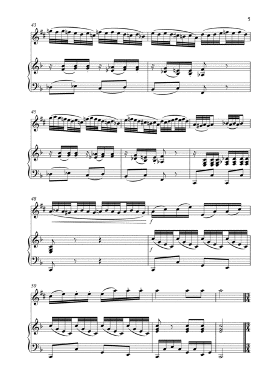 Fantasia E-Flat Clarinet scores gallery preview page 5