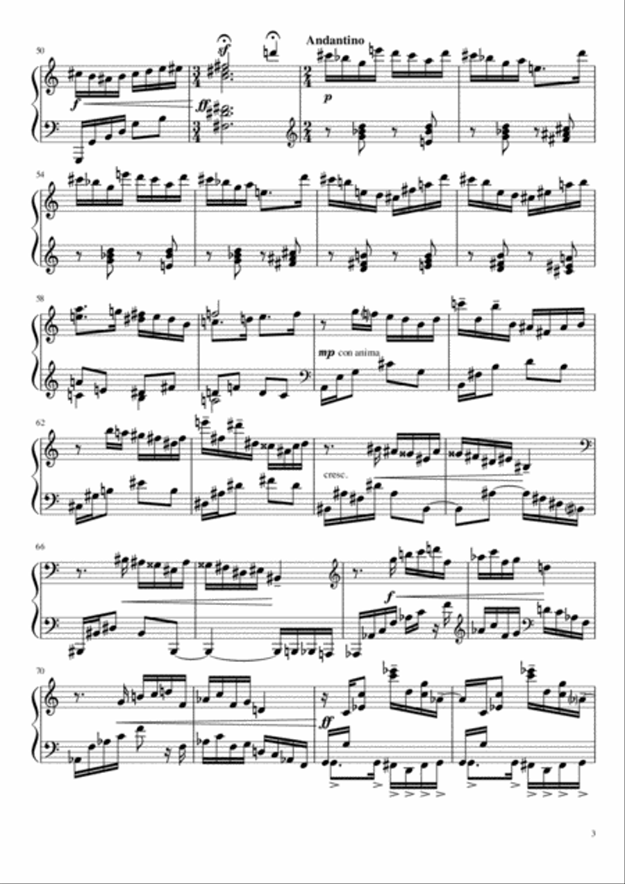 the Moods (№1) the Moods (№1) Piano Solo scores gallery preview page 3