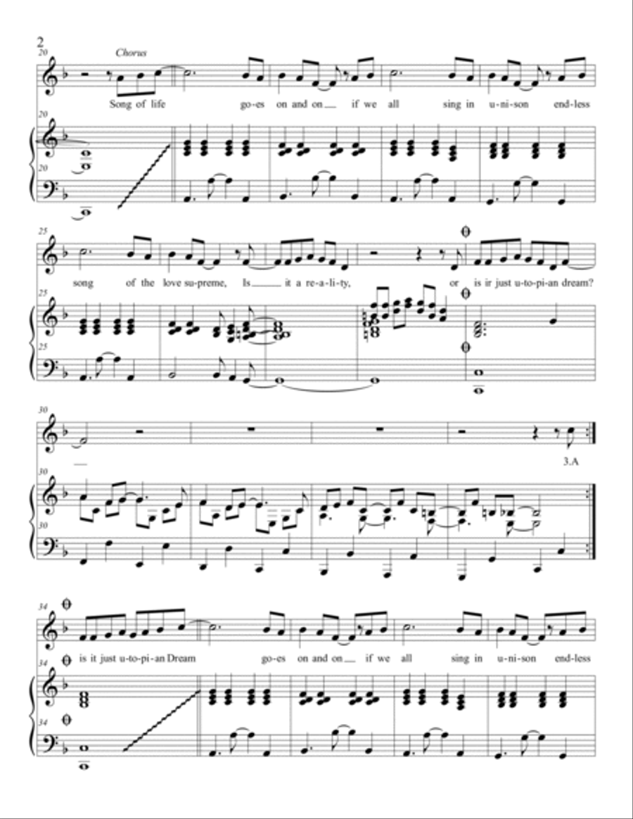 Perfect World Perfect World Voice scores gallery preview page 2