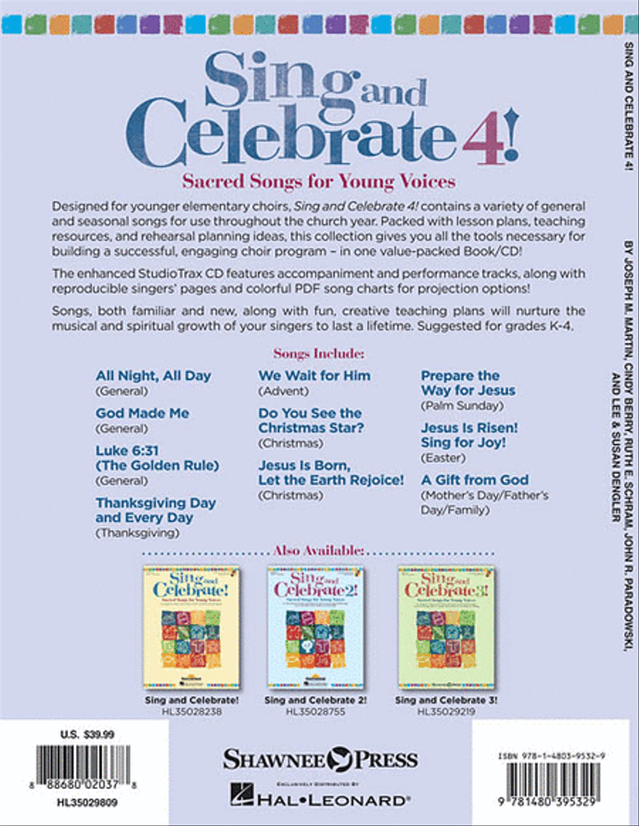 Sing and Celebrate 4! Sacred Songs for Young Voices Sing and Celebrate 4! Sacred Songs for Young Voices Unison Choir scores gallery preview page 7