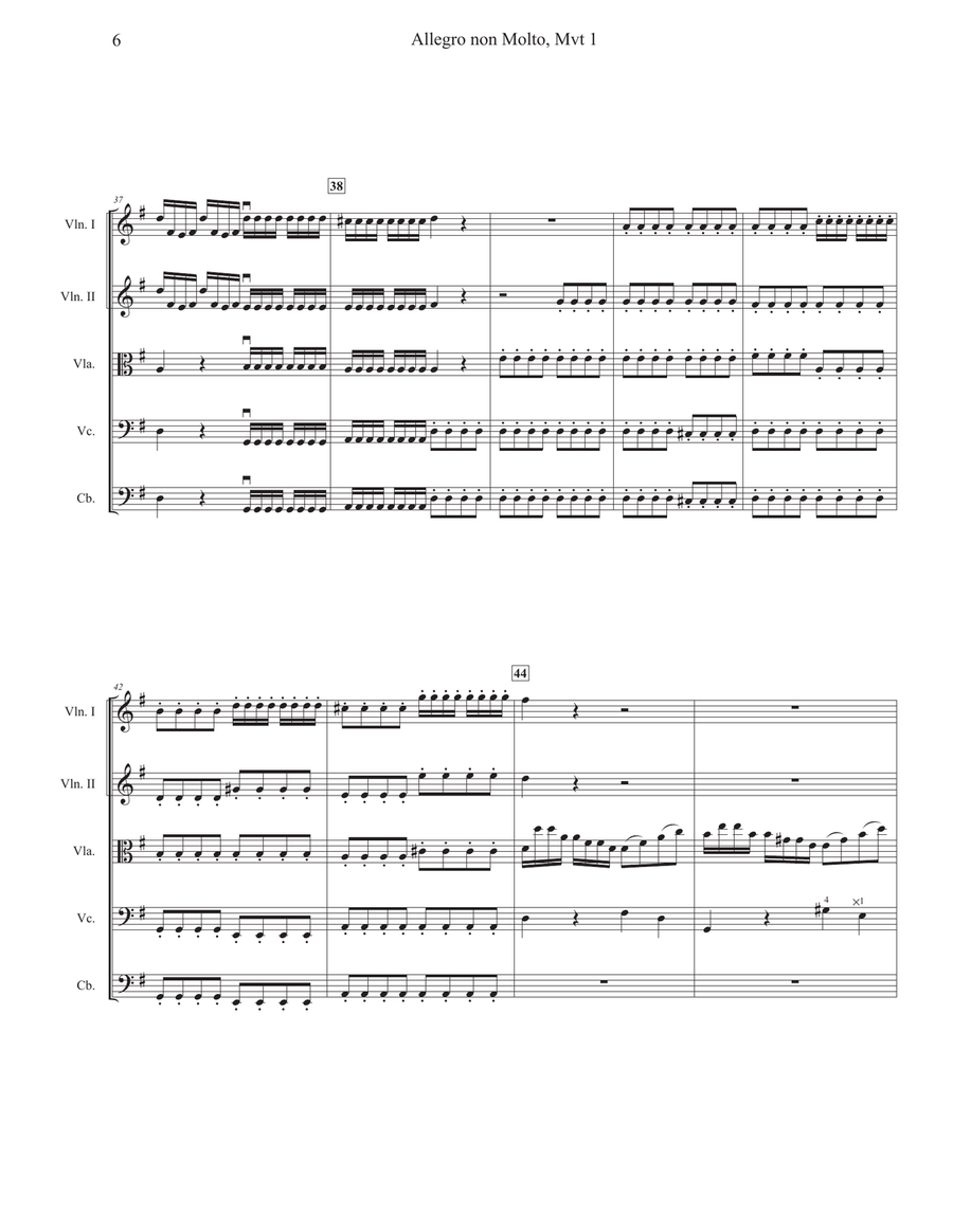 Winter, Movement 1 from Vivaldi's Four Seasons. Grade 3 String Orchestra String Orchestra scores gallery preview page 6