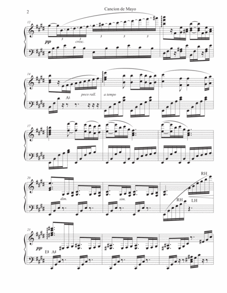 Canción de Mayo - Granados (Solo Harp Arrangement)