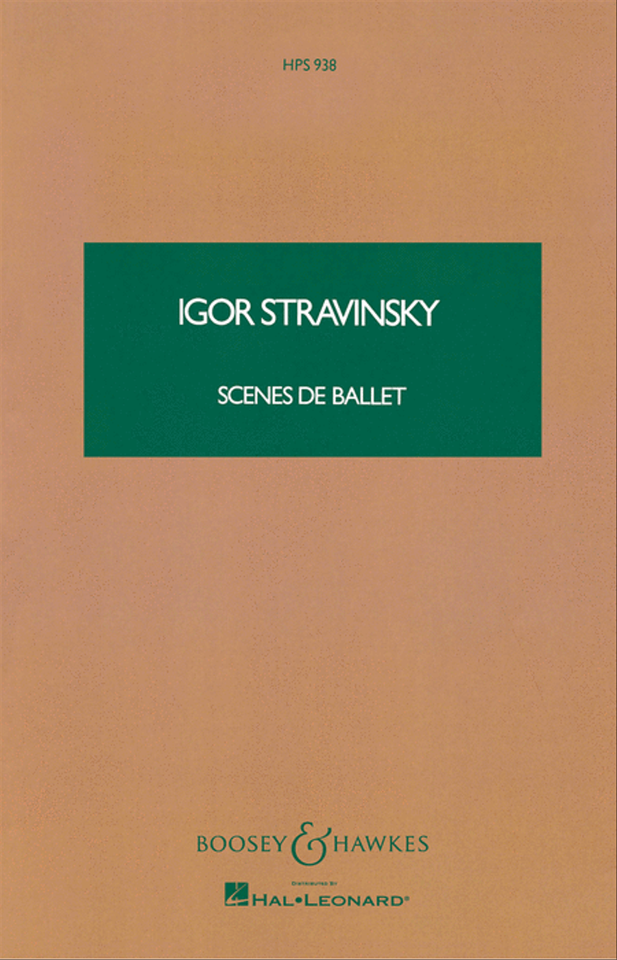 Scenes de Ballet Orchestra scores gallery preview page 1