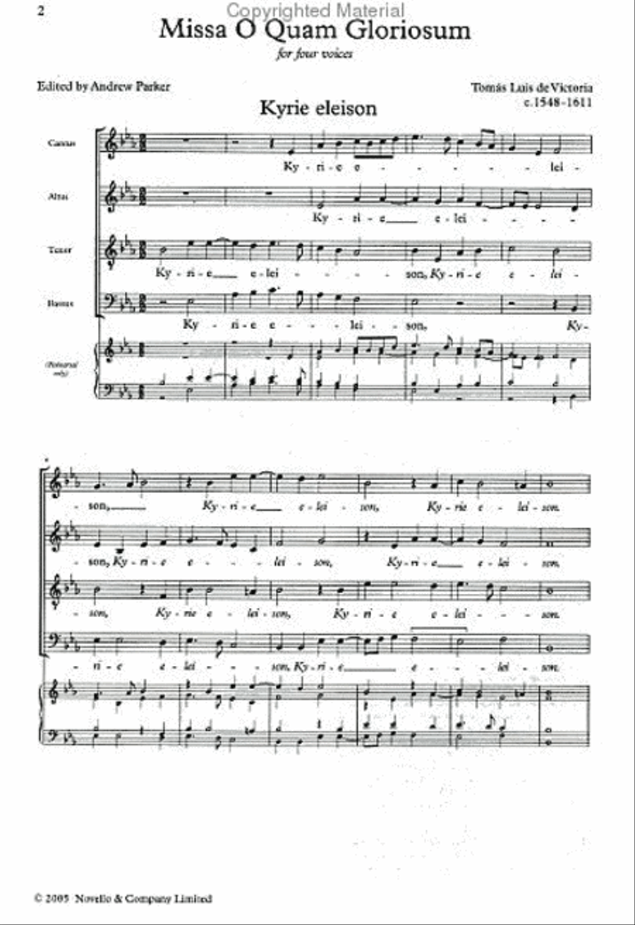 Masses and Motets 4-Part scores gallery preview page 2
