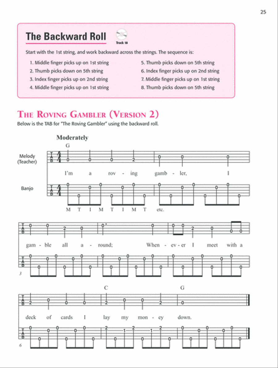 Alfred's Basic 5-String Banjo Method 5-String Banjo scores gallery preview page 8