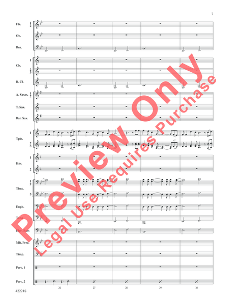Carry On Concert Band scores gallery preview page 8
