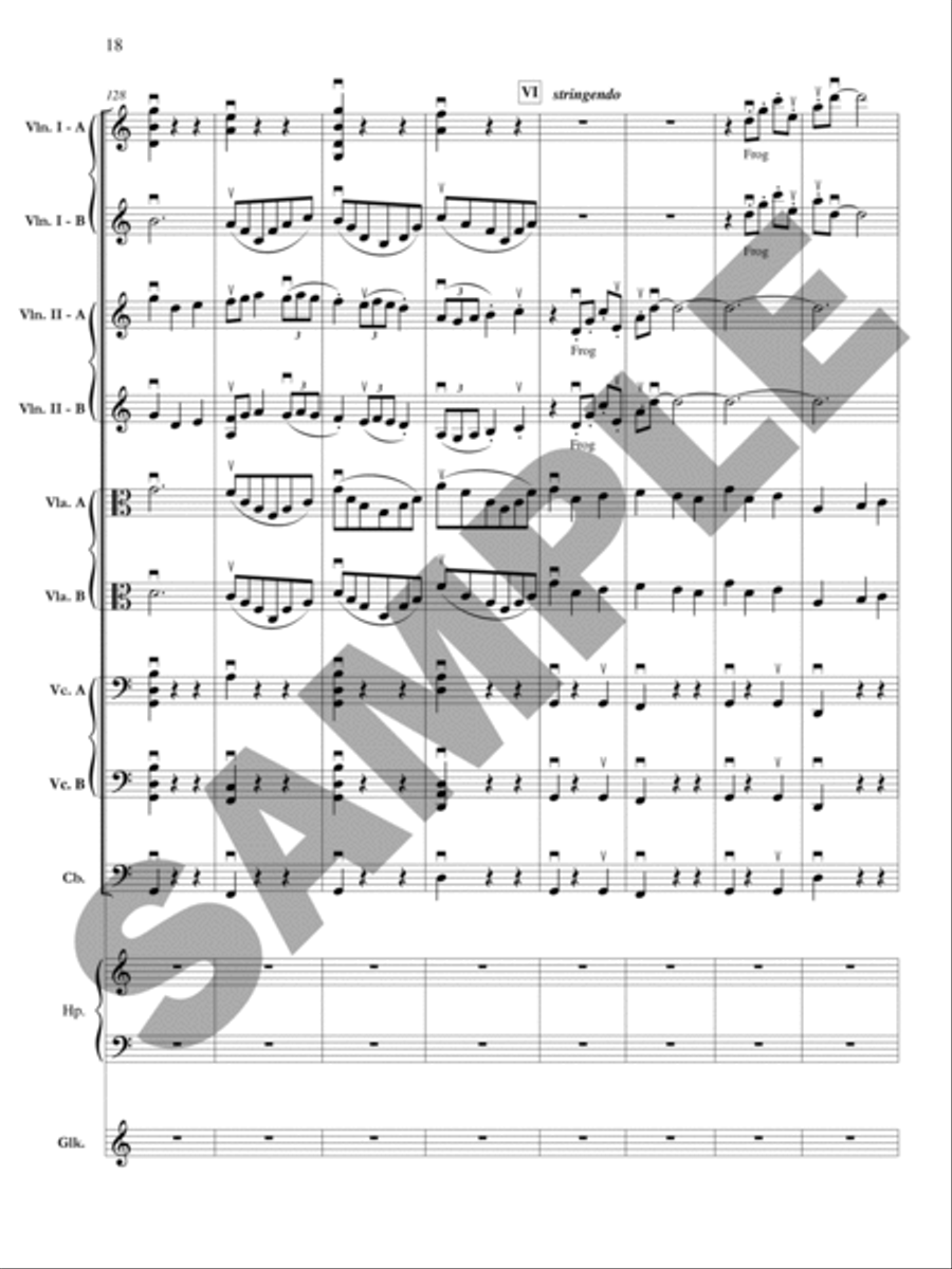 The Planets: Jupiter - Bringer of Jollity Orchestra scores gallery preview page 19