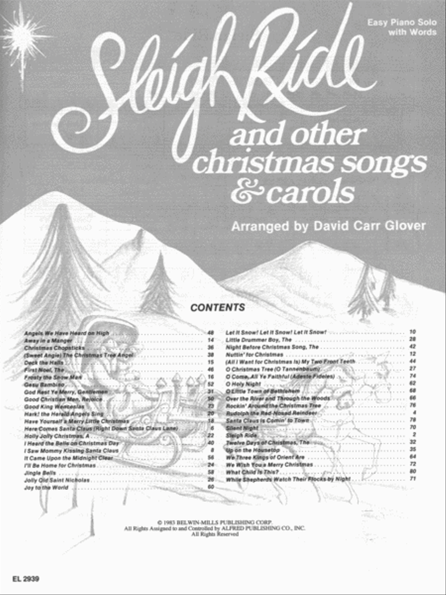 Sleigh Ride and Other Christmas Songs & Carols Piano Method scores gallery preview page 2