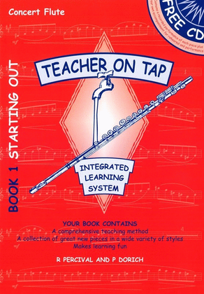 Book cover for Teacher On Tap Flute Book 1 Book/CD