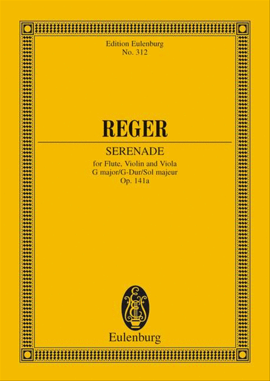 Serenade in G Major, Op. 141a Study Score scores gallery preview page 1