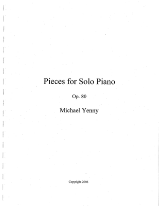 4 Pieces for Piano, op. 80