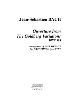 Ouverture from the Goldberg Variations
