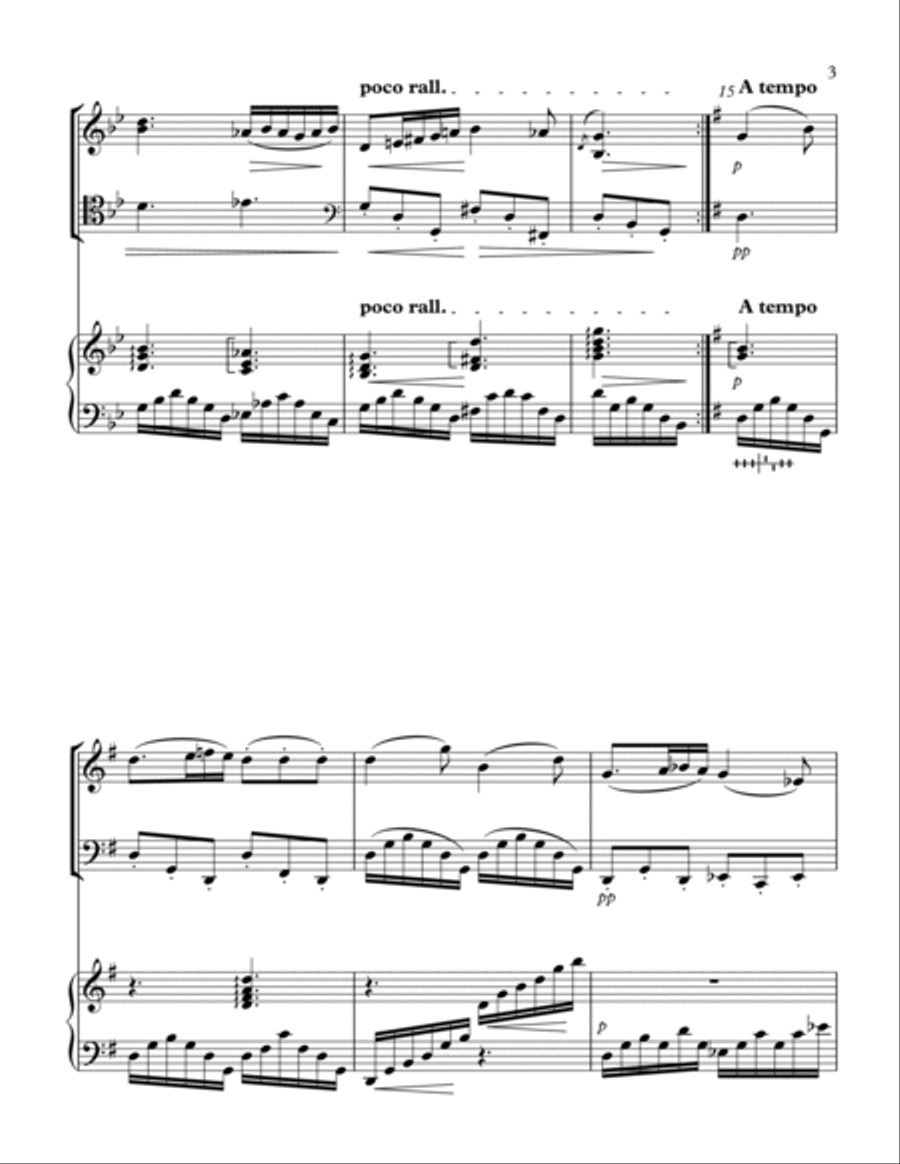 Barcarolle Trio Barcarolle Trio Small Ensemble scores gallery preview page 3
