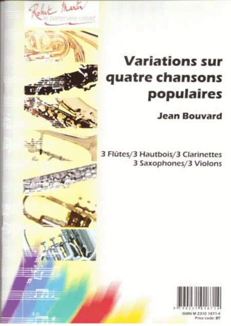 Variations sur quatre chansons populaires, 4 Violins