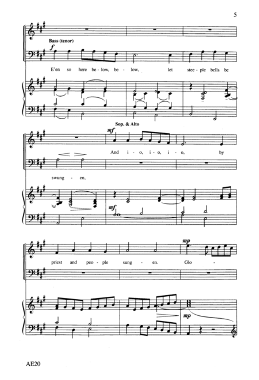 Ding Dong! Merrily on High 3-Part scores gallery preview page 5