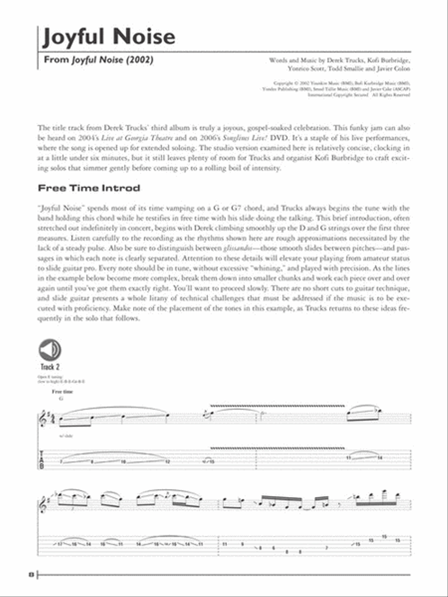 Derek Trucks Legendary Licks Electric Guitar scores gallery preview page 5