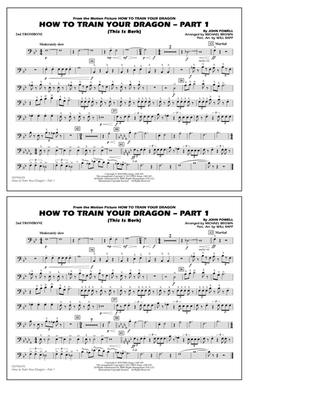 How To Train Your Dragon Part 1 - 2nd Trombone