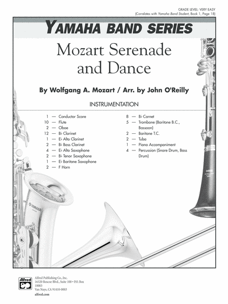Mozart Serenade and Dance: Score