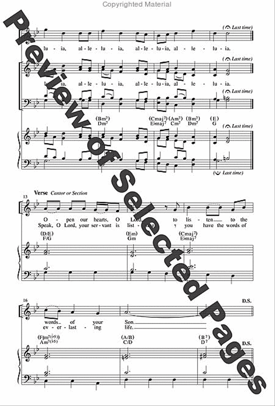 Mass of Creation - Choral / Accompaniment Edition 4-Part scores gallery preview page 9