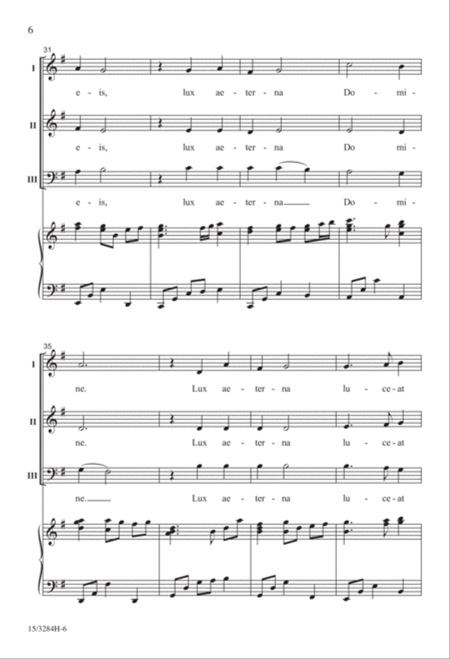 Lux Aeterna 3-Part scores gallery preview page 5
