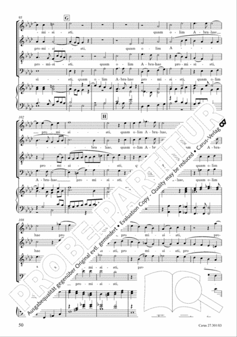 Requiem in F minor 4-Part scores gallery preview page 55