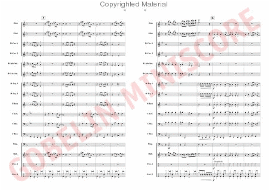 Jingle Bells Concert Band scores gallery preview page 6