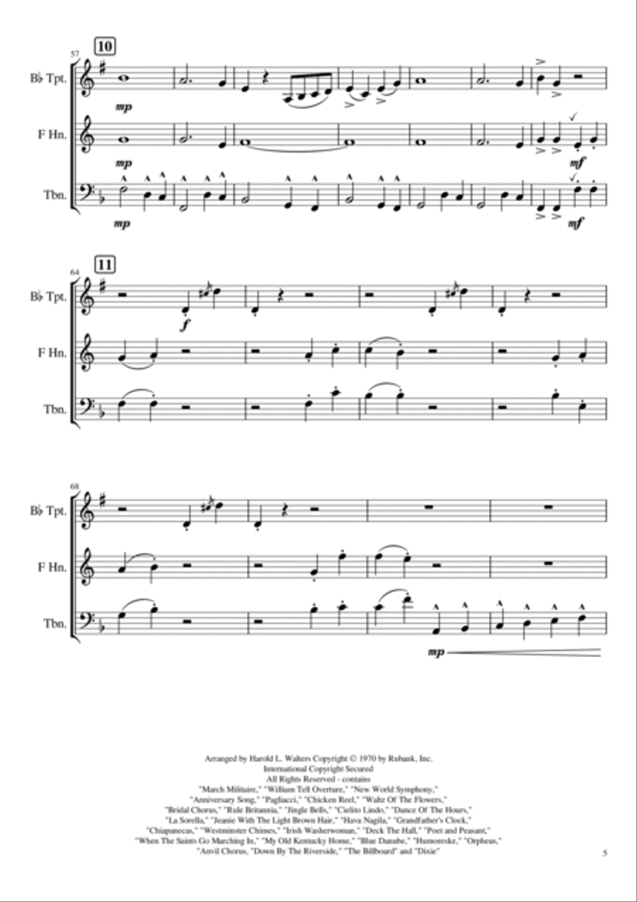 Instant Concert Brass Ensemble scores gallery preview page 5