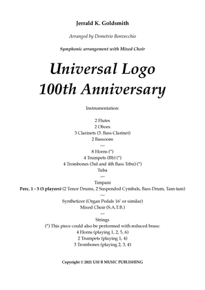 Book cover for Universal Logo - 100th Anniversary