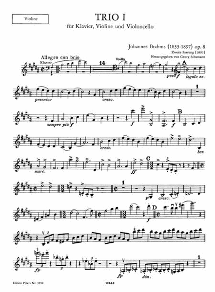 Piano Trios (5) Complete Edition in 1 Volume