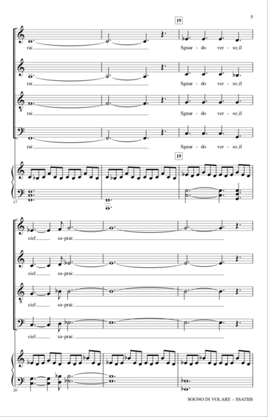 Sogno Di Volare (from Civilization VI) 4-Part scores gallery preview page 3