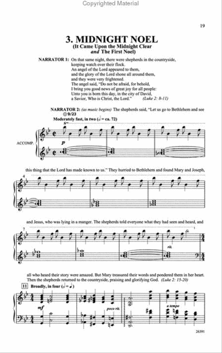 Nativity Choir scores gallery preview page 4