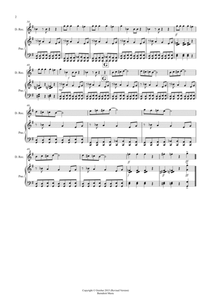 Burnie's Blues for Descant Recorder and PIano image number null