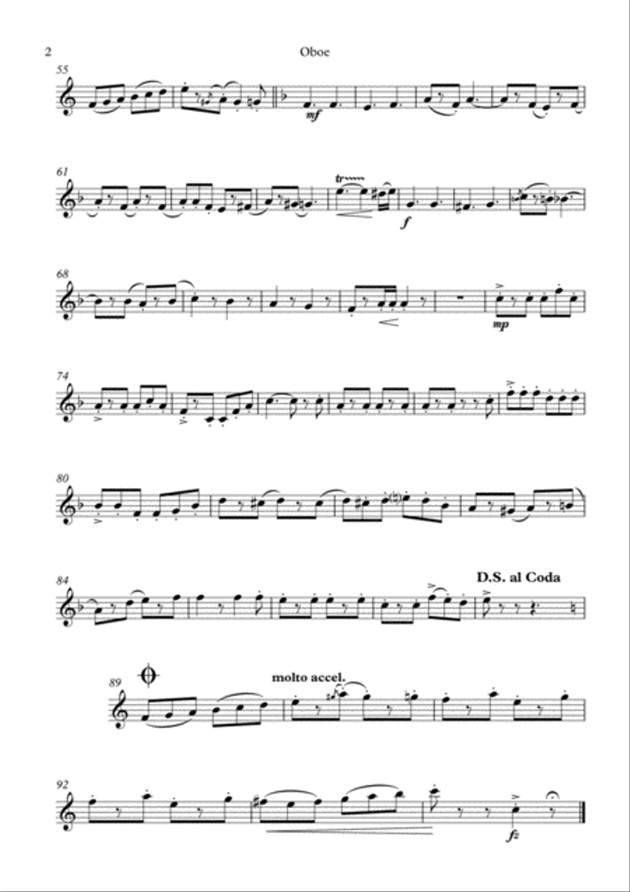 The Teddy Bears' Picnic (Wind Quintet) - Set of Parts [x5] Woodwind Quintet scores gallery preview page 4