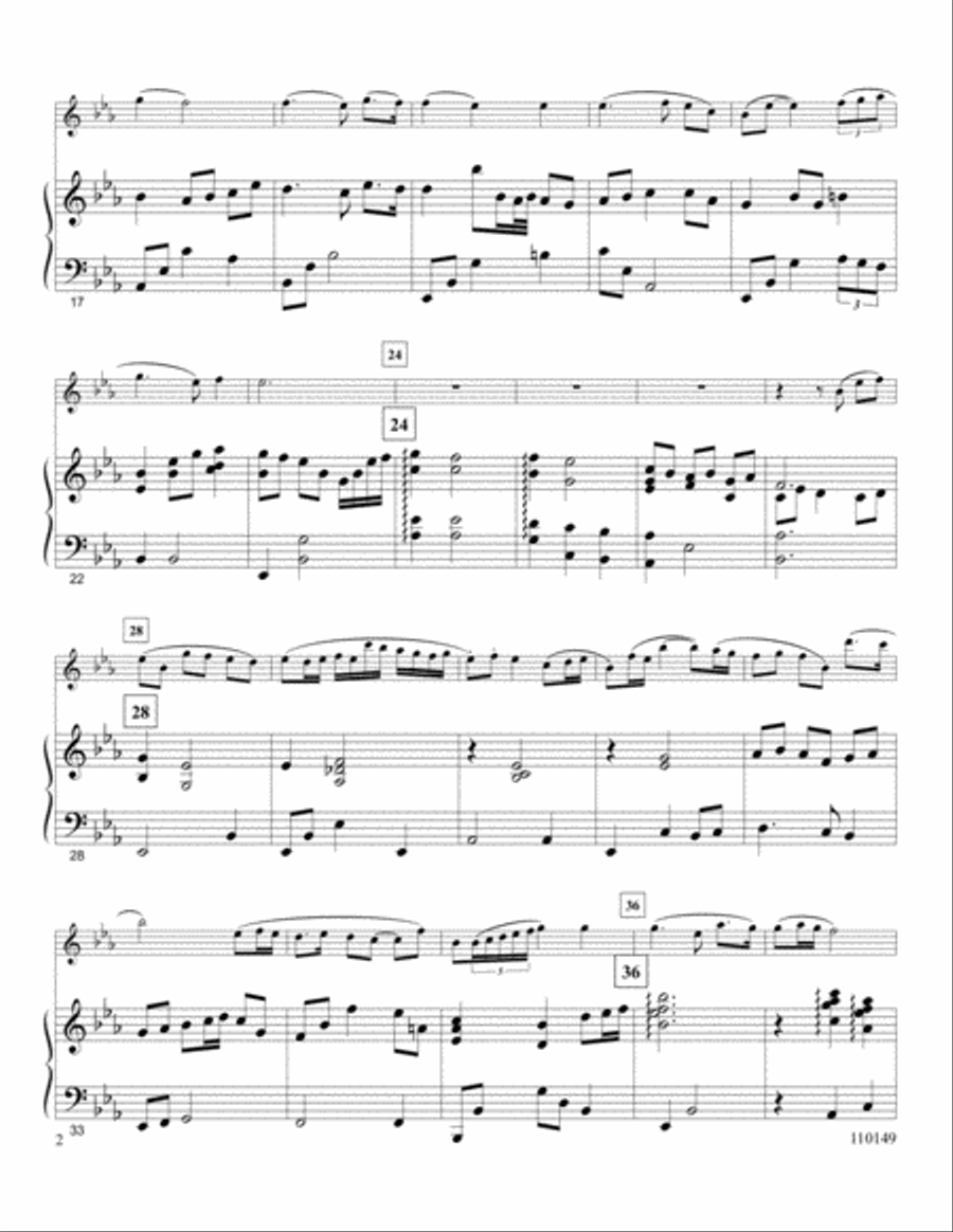 I Need Thee Every Hour Flute Solo scores gallery preview page 2