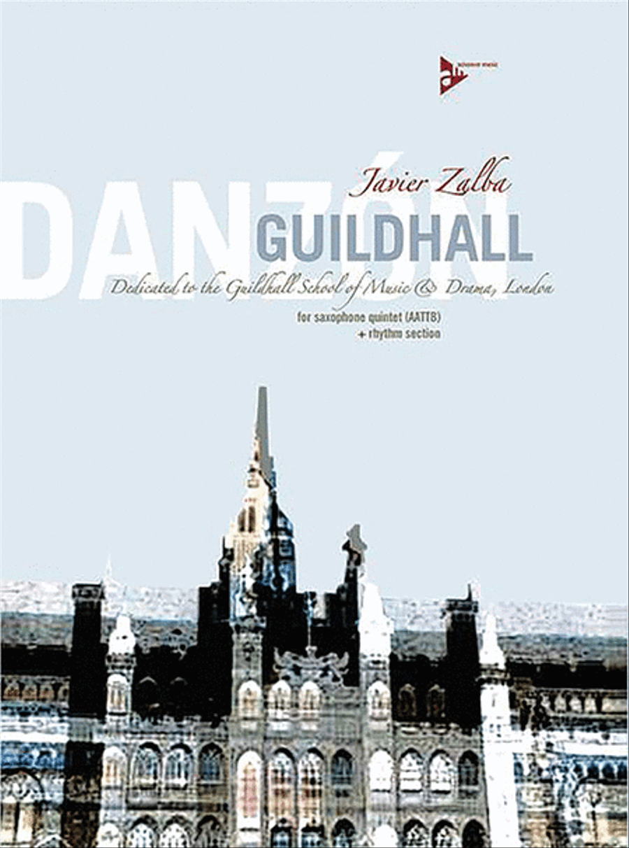 Guildhall (Danzón) Saxophone Quintet scores gallery preview page 1