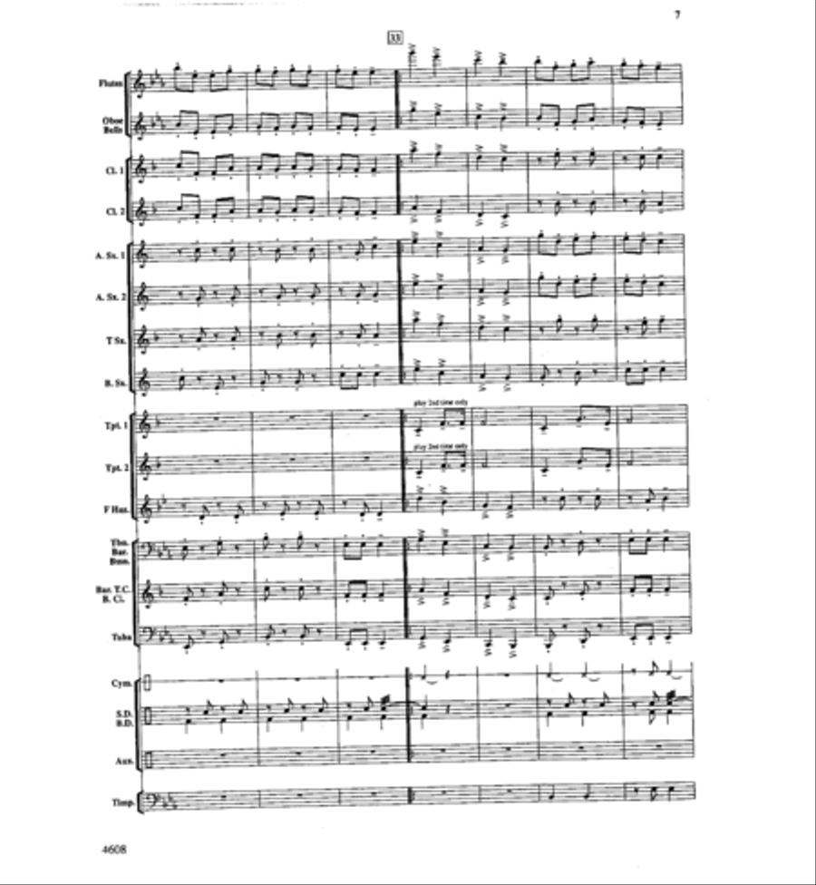 Can-Can You Name These Tunes? Concert Band scores gallery preview page 6