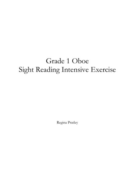 Grade 1 Oboe Sight Reading Intensive Exercise