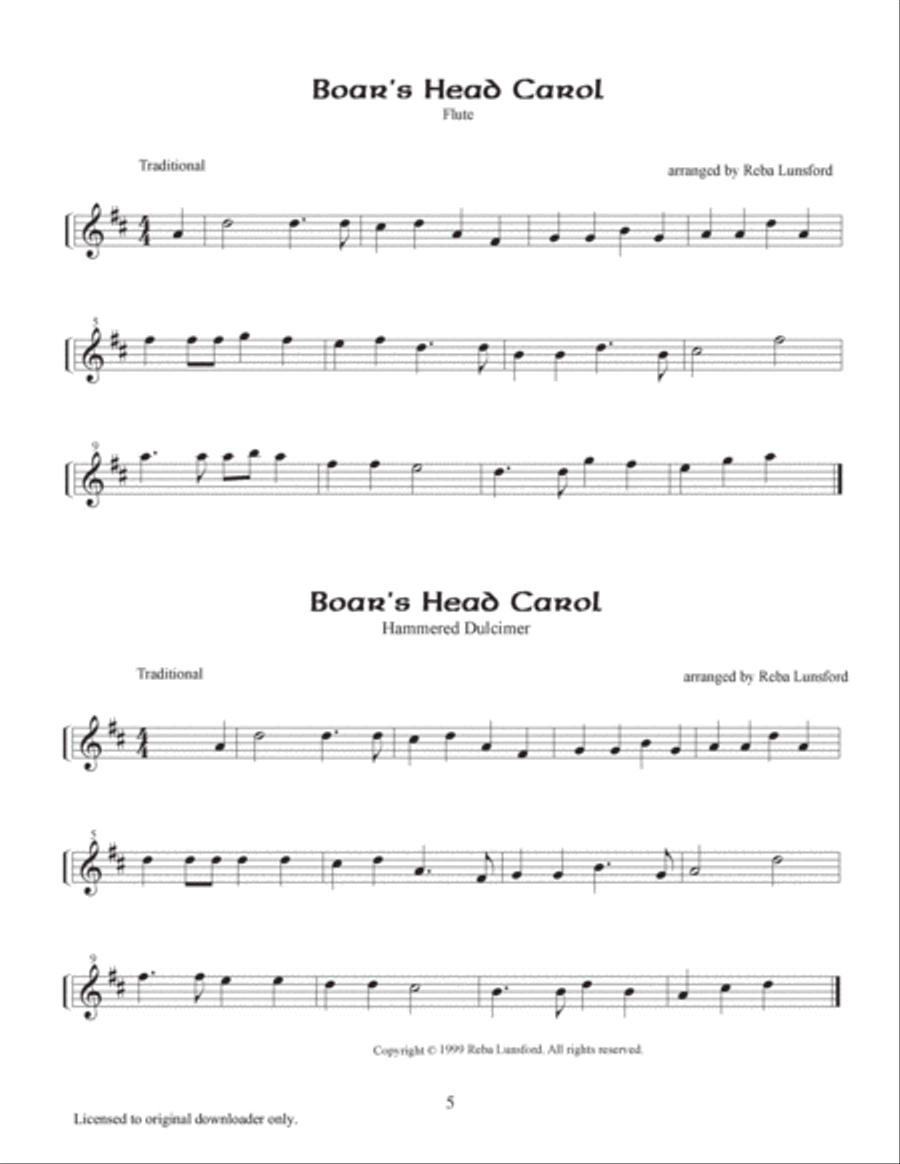 Songs for the King Large Ensemble scores gallery preview page 6