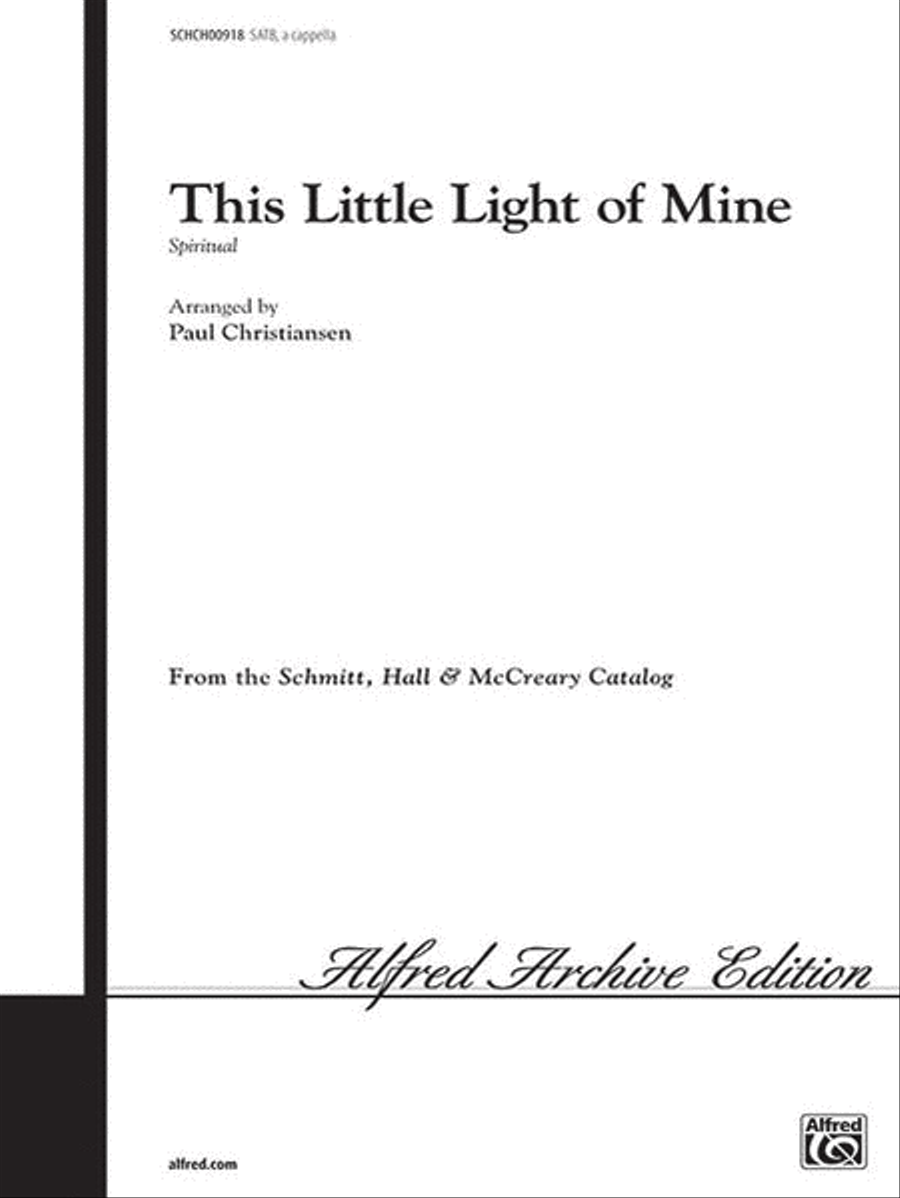 This Little Light of Mine 4-Part scores gallery preview page 1