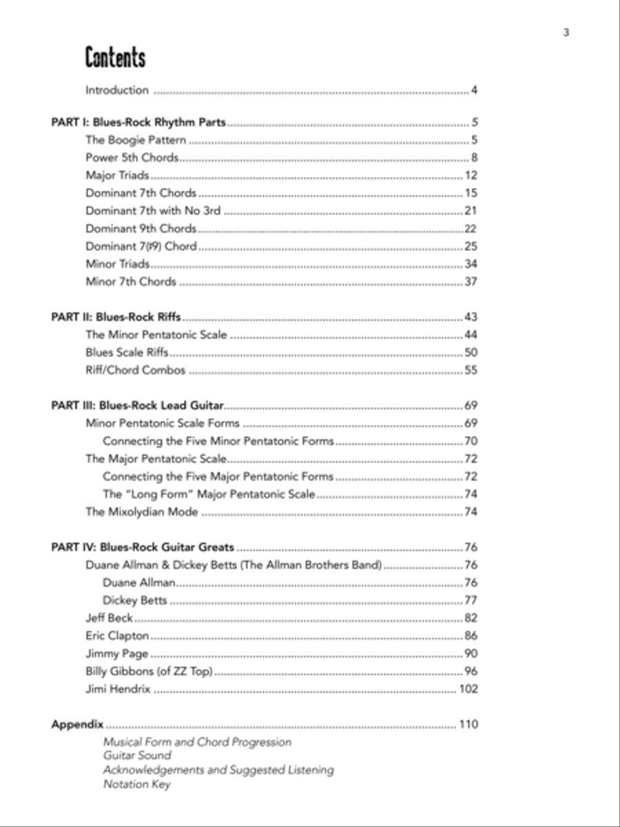 Real Blues-Rock Guitar Electric Guitar scores gallery preview page 4