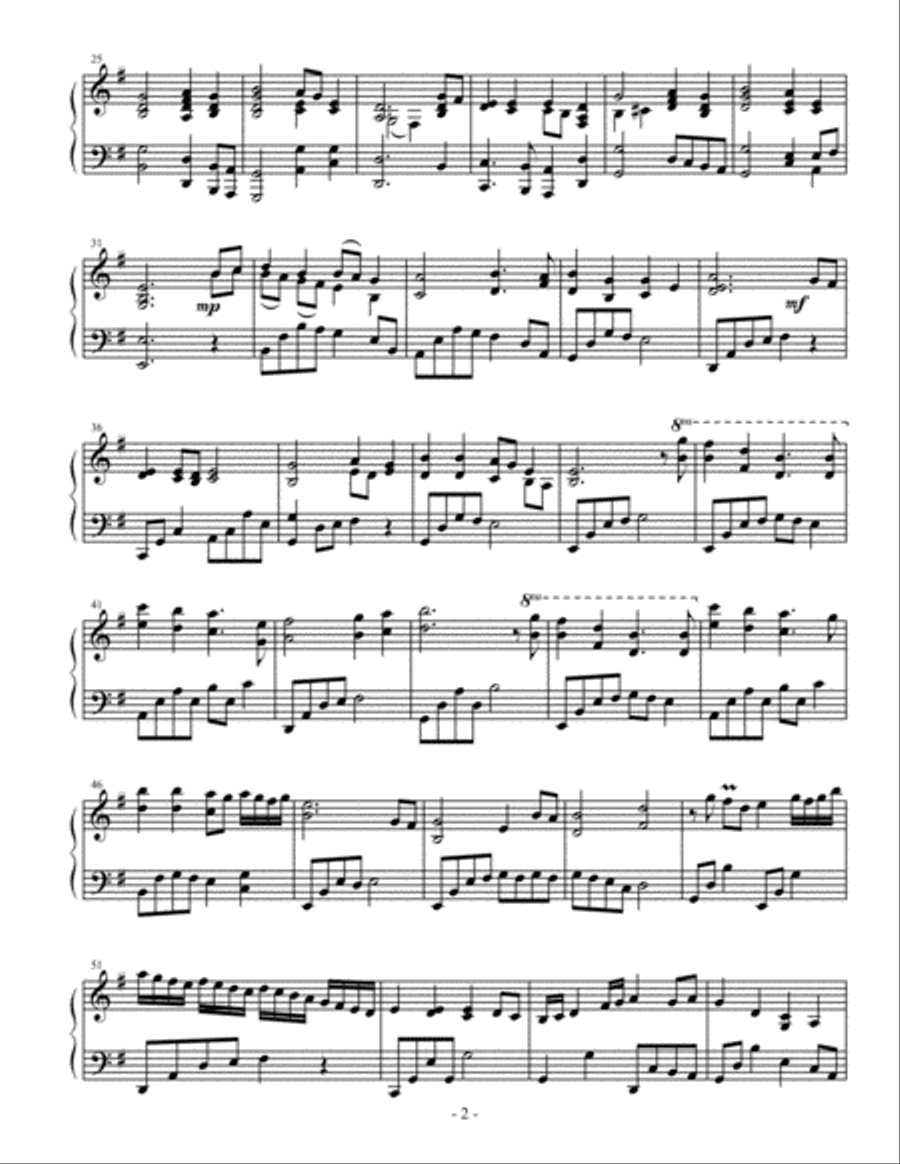 If You Could Hie to Kolob - piano Piano Solo scores gallery preview page 2