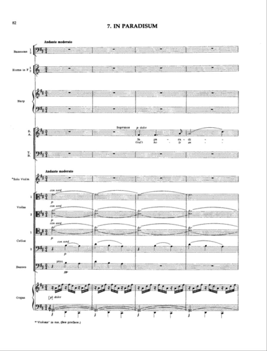 Requiem (1893 version) 4-Part scores gallery preview page 11
