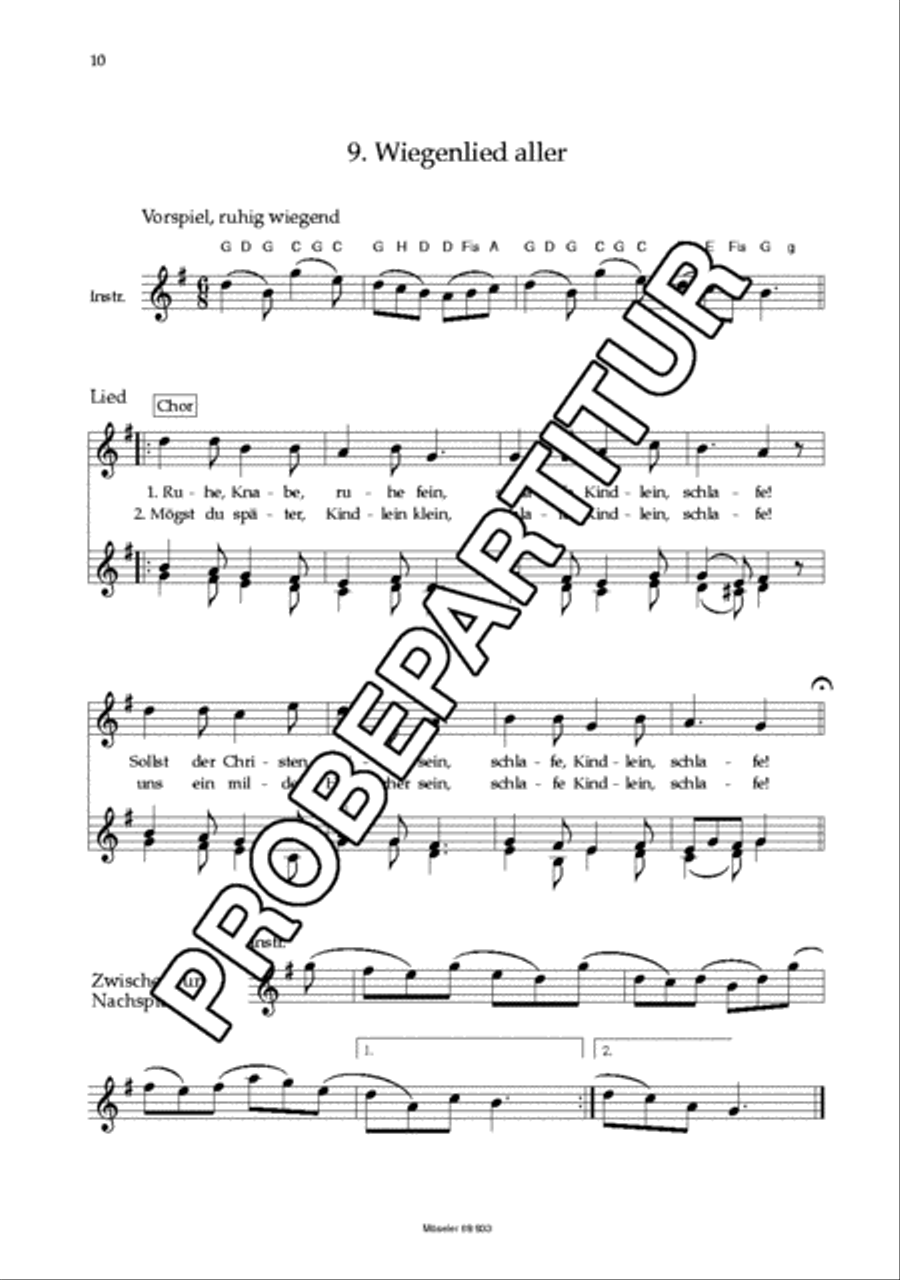 Tierlieder an der Krippe Tierlieder an der Krippe Children's Choir scores gallery preview page 11