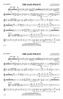 Book cover for The Jazz Police: 1st B-flat Clarinet