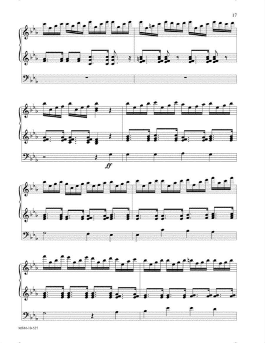 The Church's One Foundation (Suite on Aurelia) Organ scores gallery preview page 11